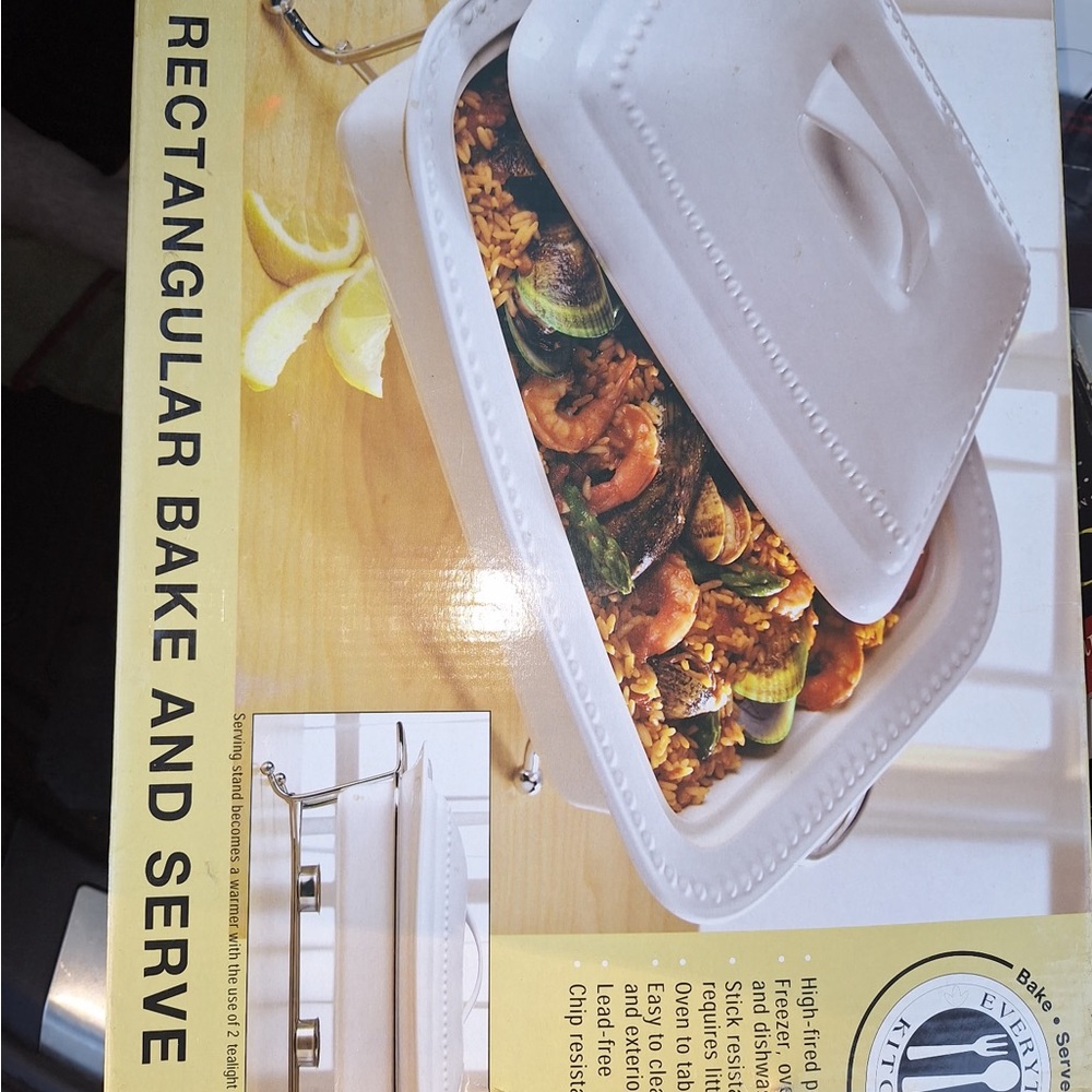 Pfaltzgraff White Rectangular Bake and Serve Dish